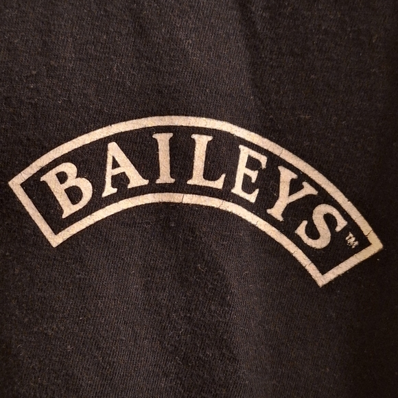 Baileys black tee shirt unisex XL - Picture 2 of 5